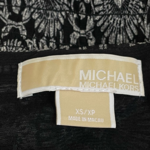 Michael Kors Women’s Floral Blouse V-Neck Tank Top Size XS - Picture 6 of 8